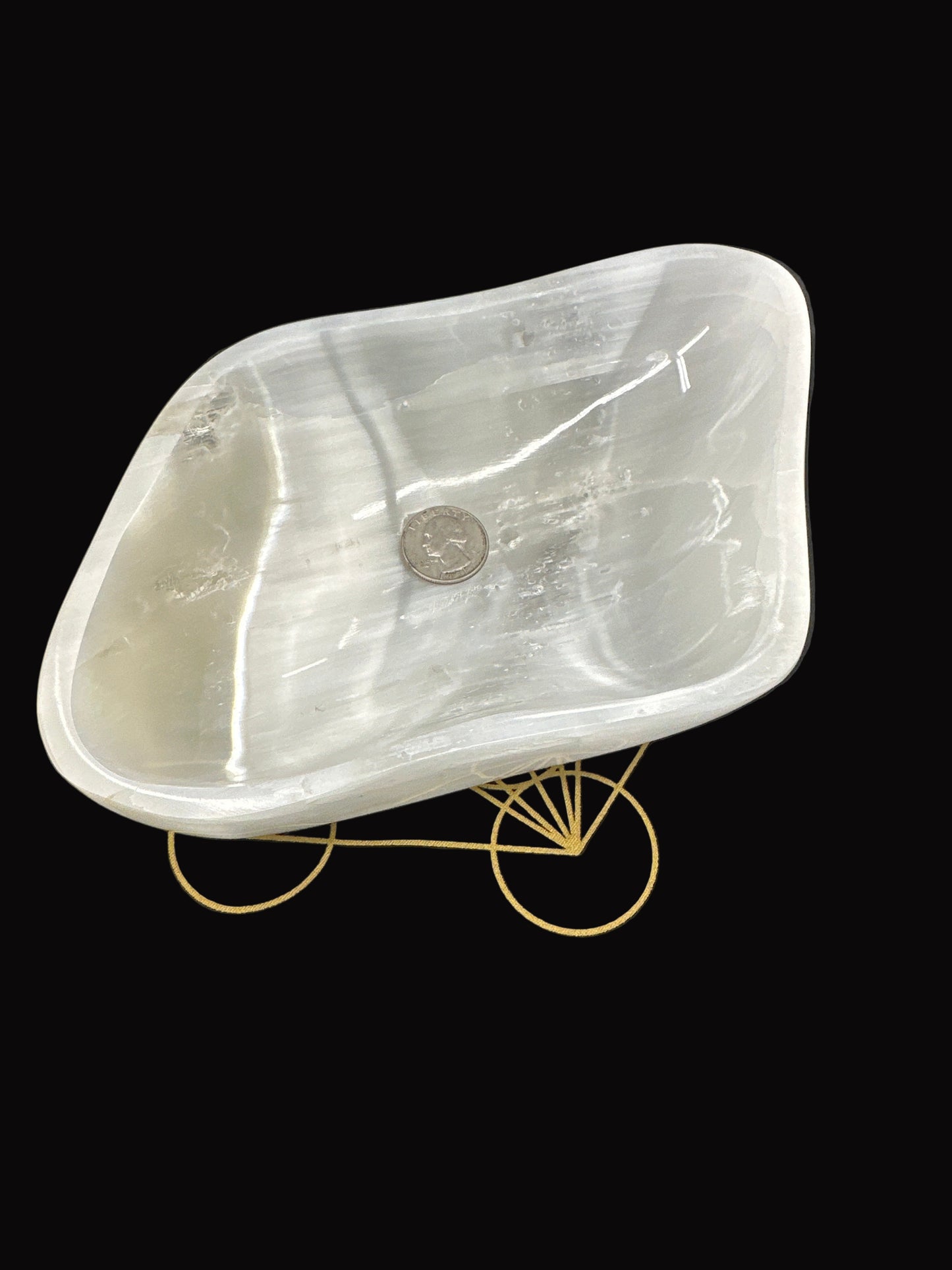 Selenite Freeform Bowl 20cm