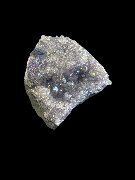 Purple Aura Quartz Cluster