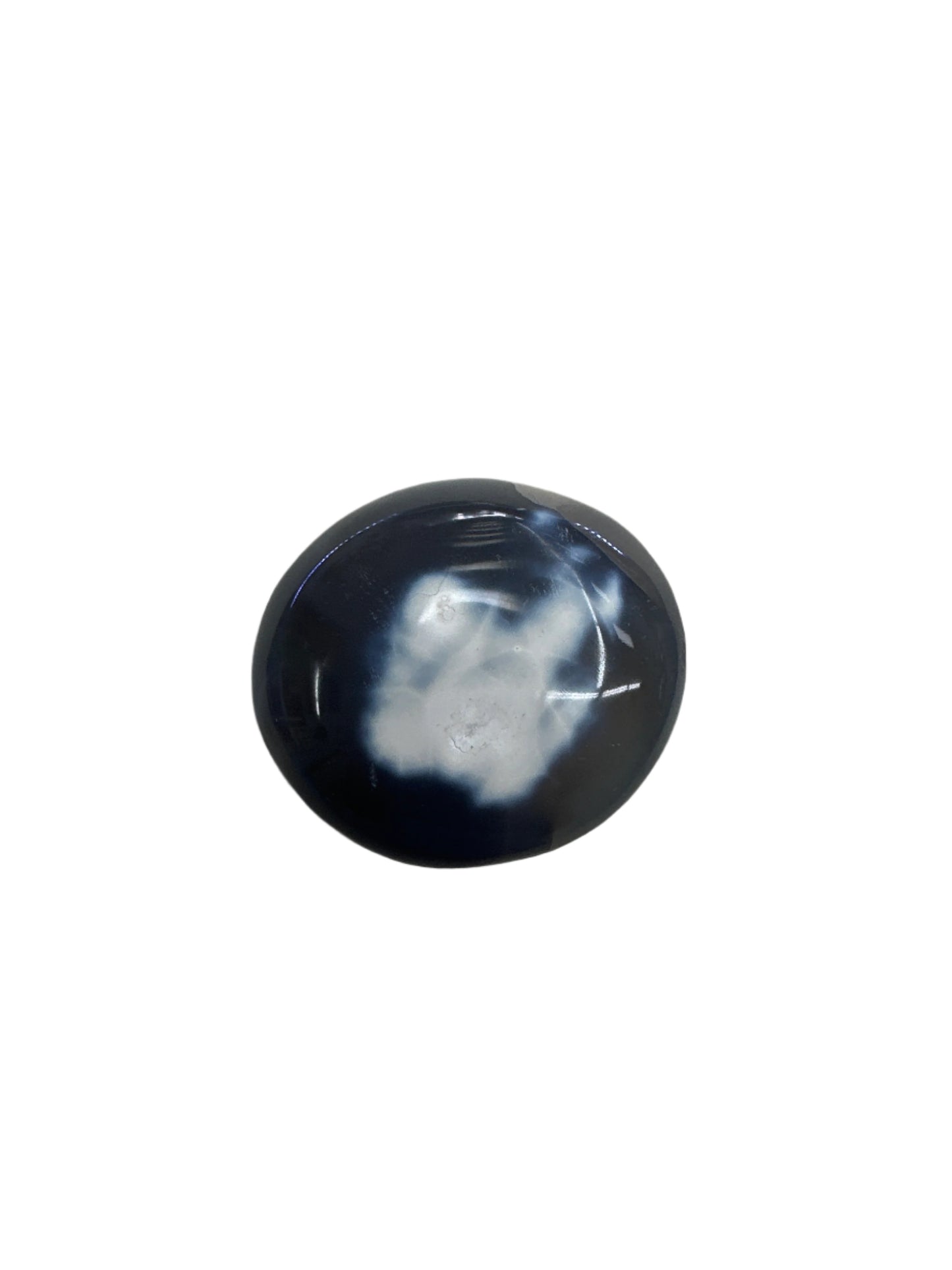 Orca Agate Palm Stone