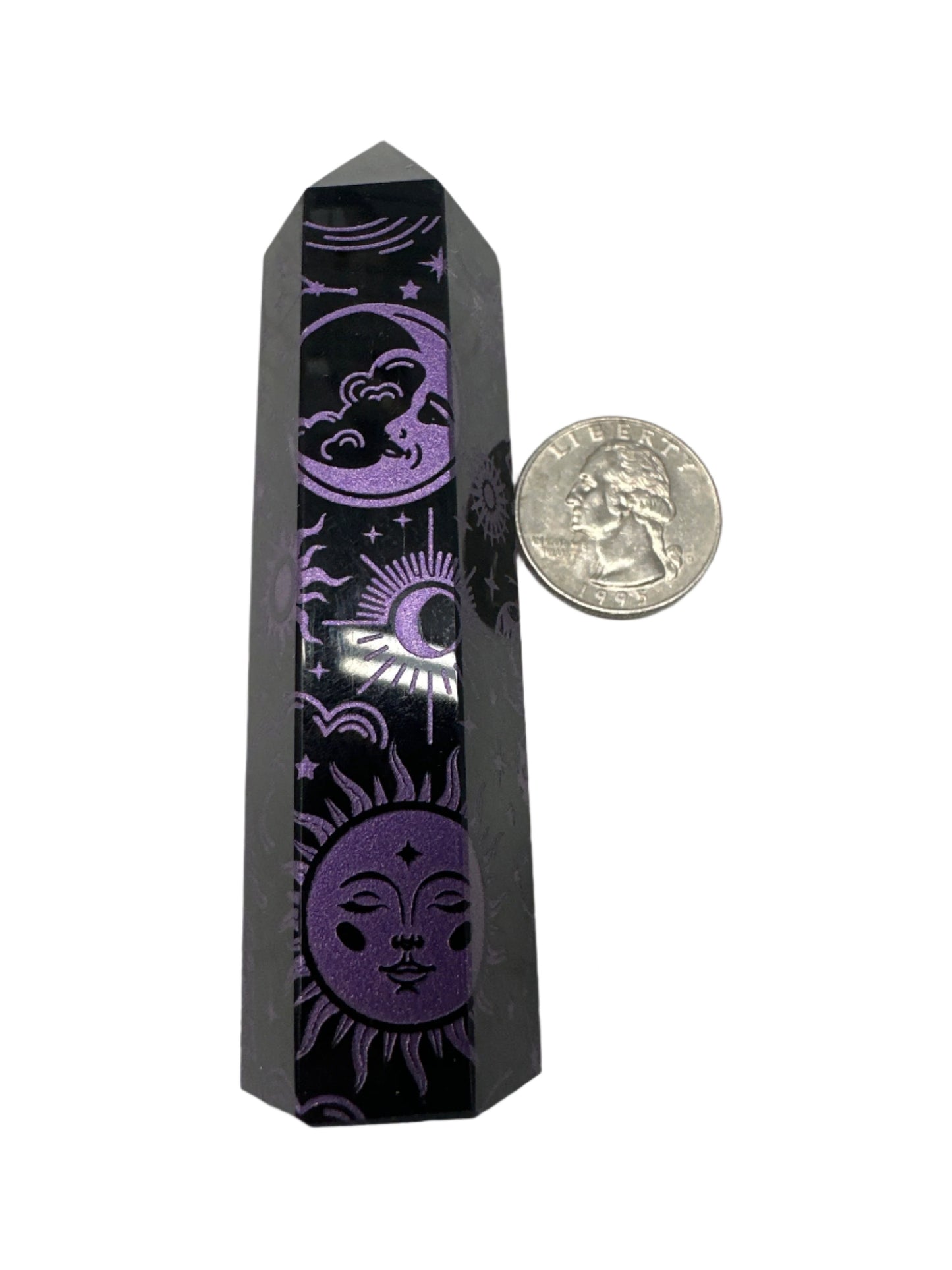 Carved Obsidian Tower