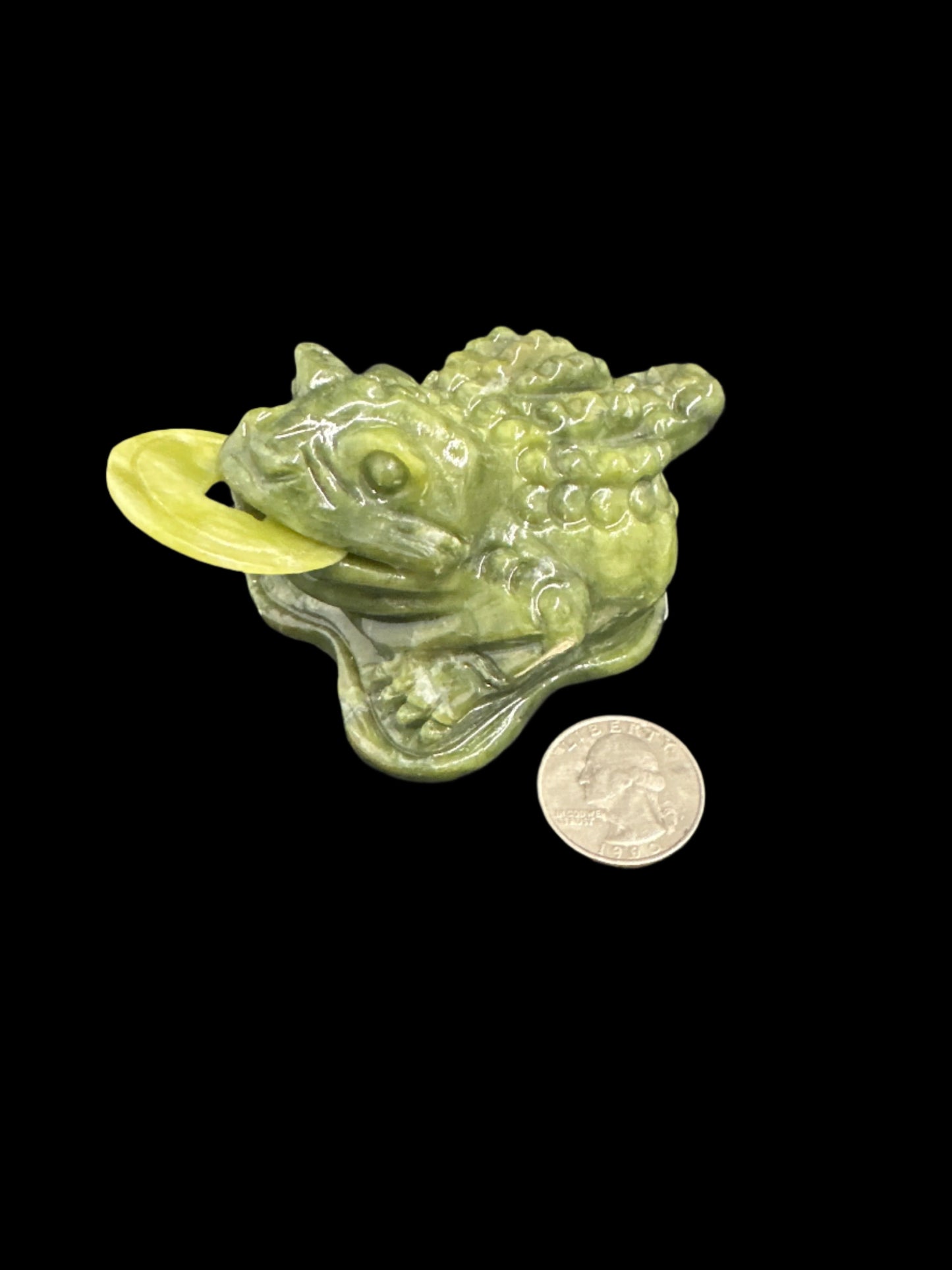 Jade Feng Shui Money Frog