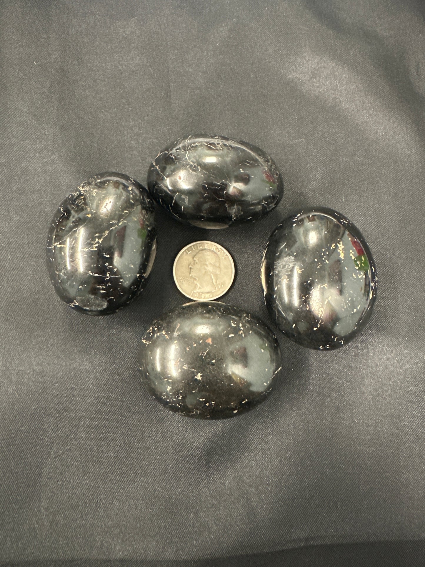 Black Tourmaline Palm Stone