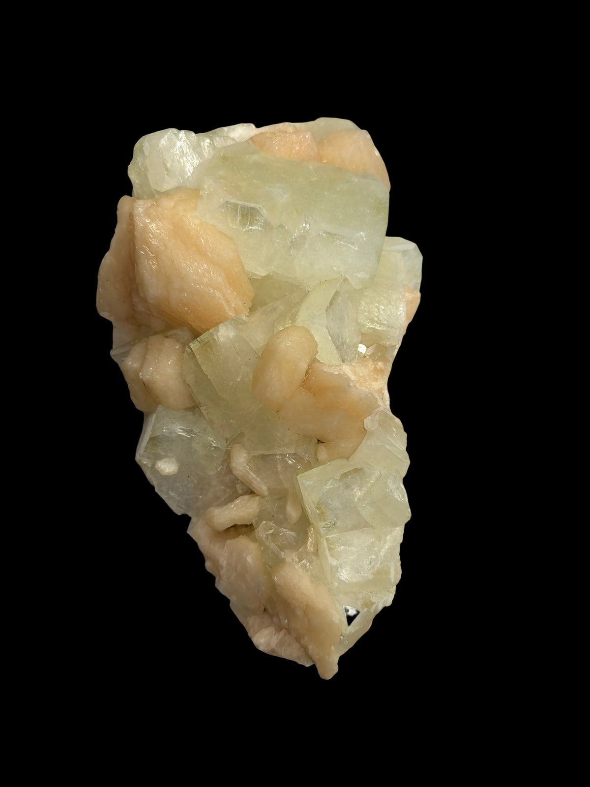 Apophyllite & Stilbite Cluster