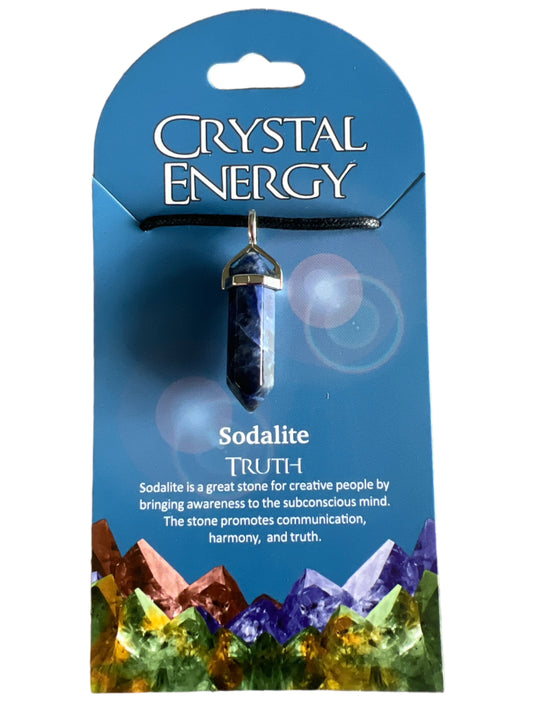 Crystal Energy Pendant: Sodalite (Truth)