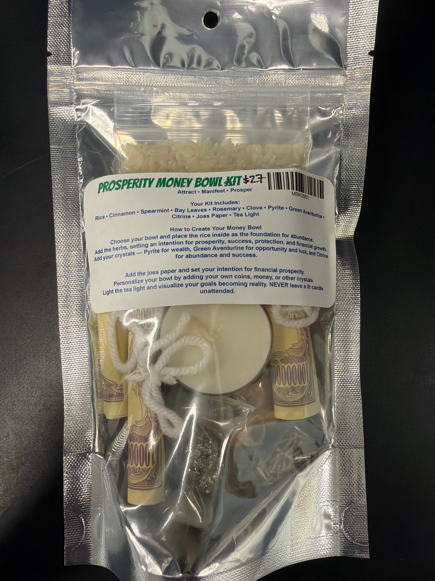 Prosperity Money Bowl Kit
