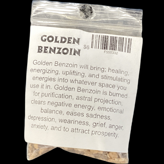 Golden Benzoin Resin 1/2 oz