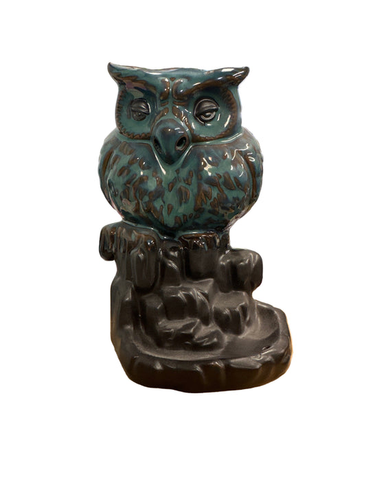 Owl Ceramic Backflow incense burner