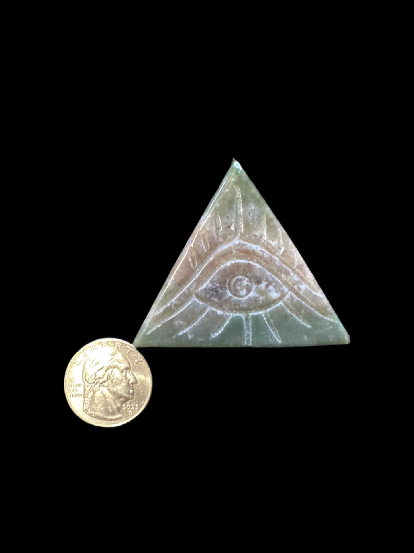 Gemstone all seeing eye