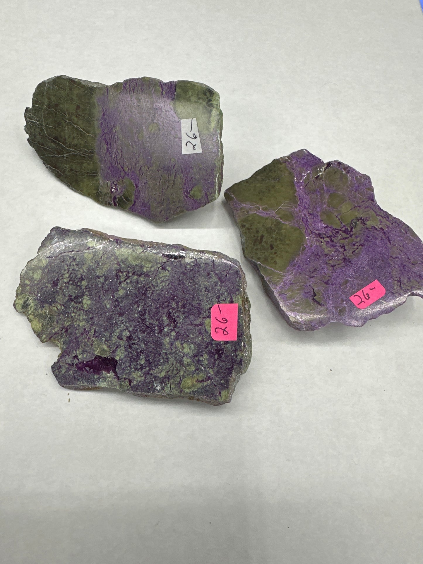 Stichtite slabs