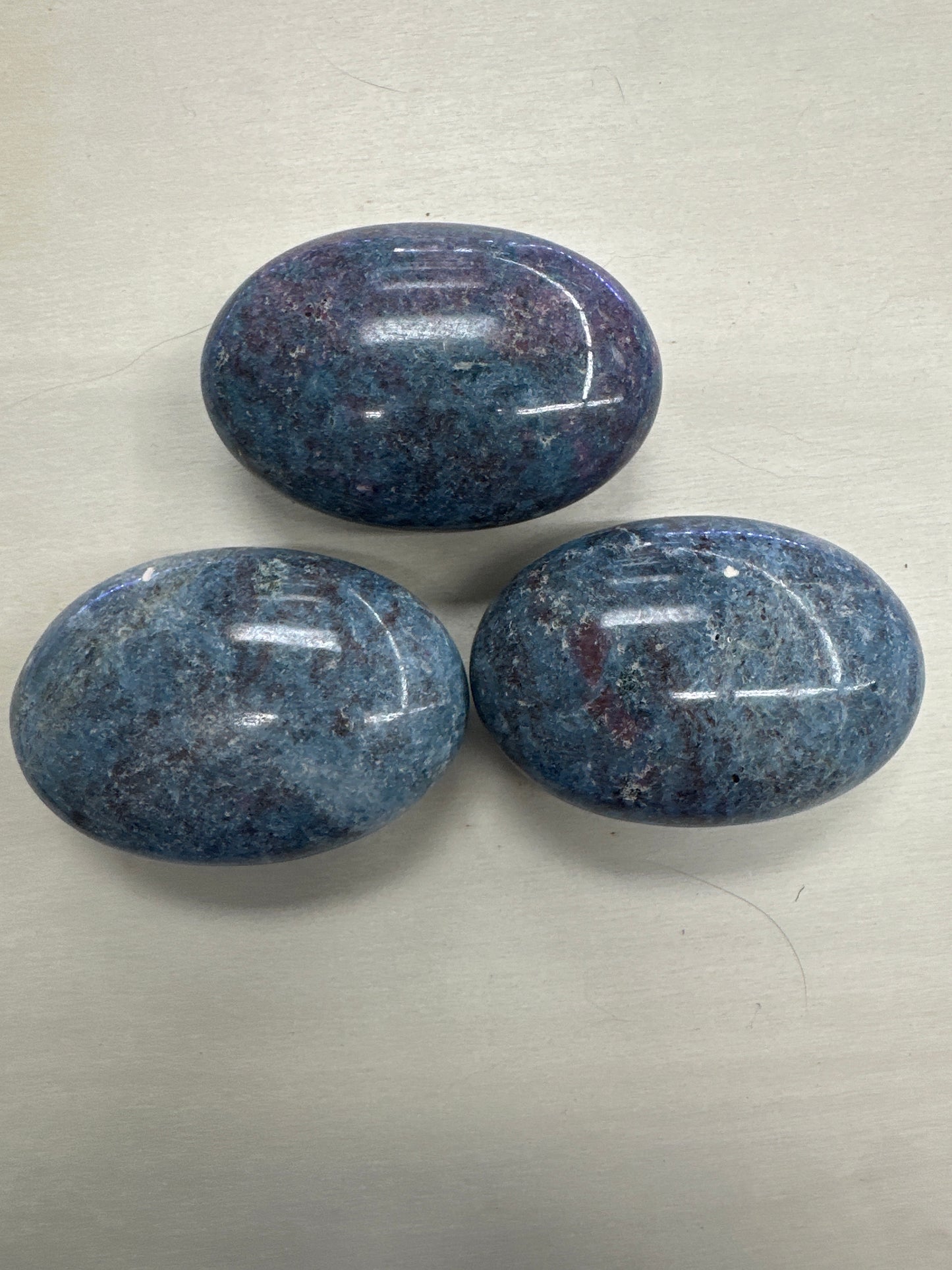 Ruby Kyanite Palm Stone