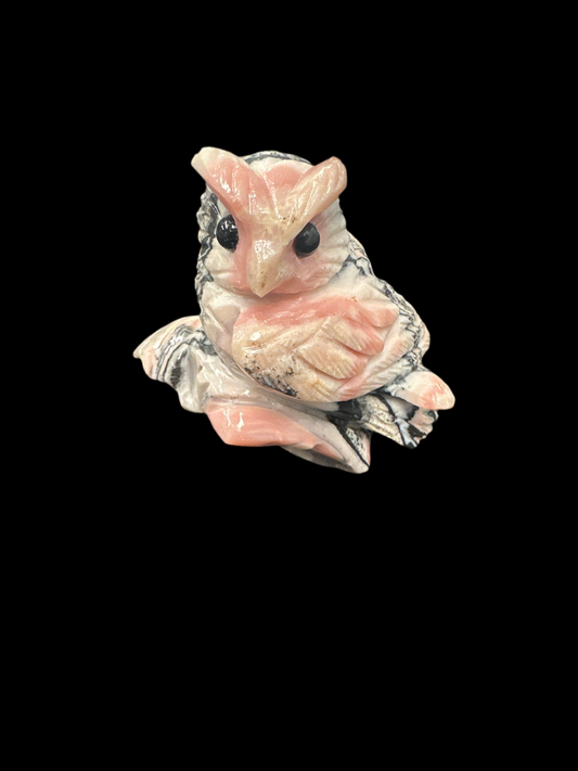 Peruvian Pink Opal Carving