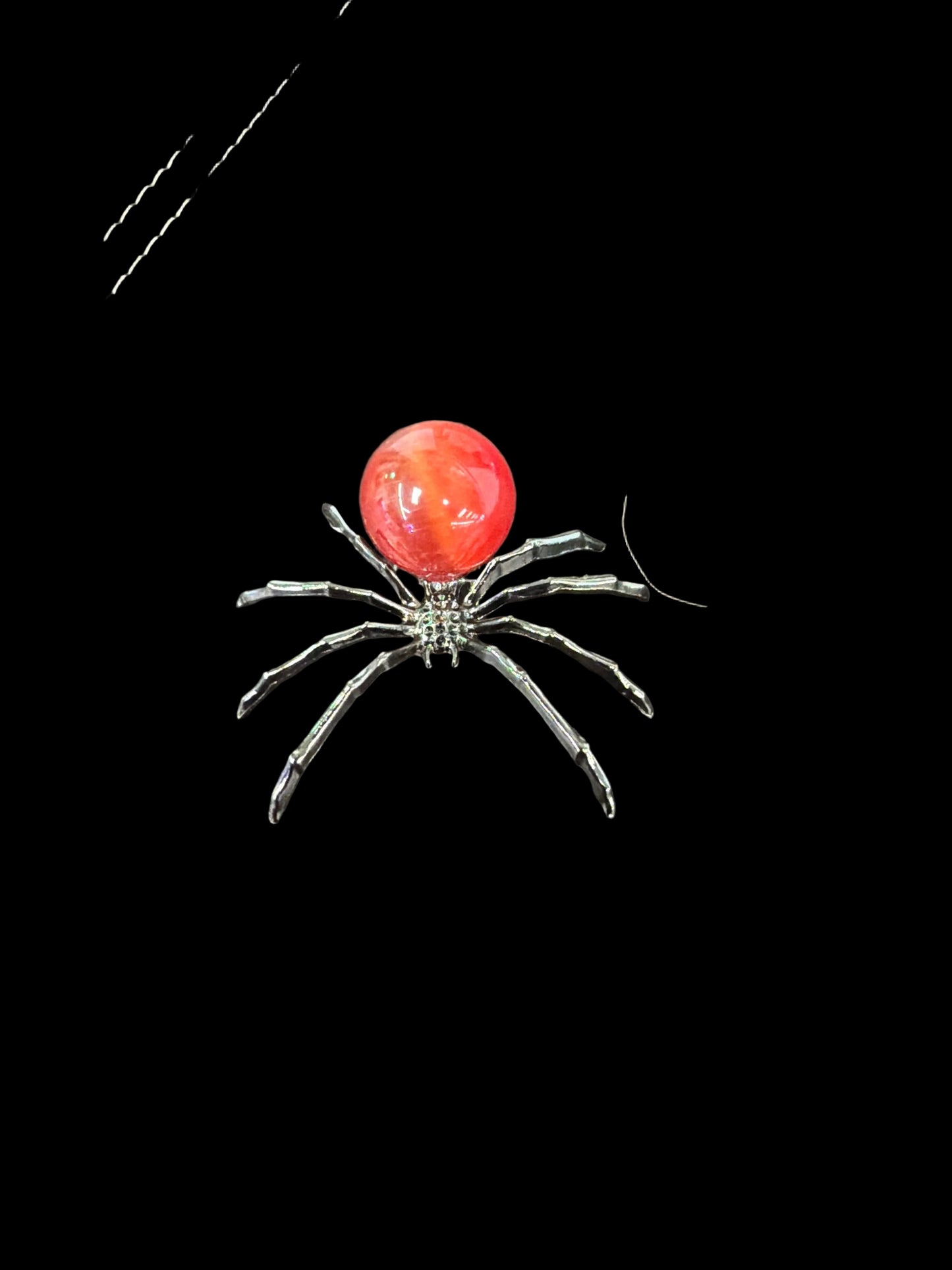 Metal Spiders W/ gemstone