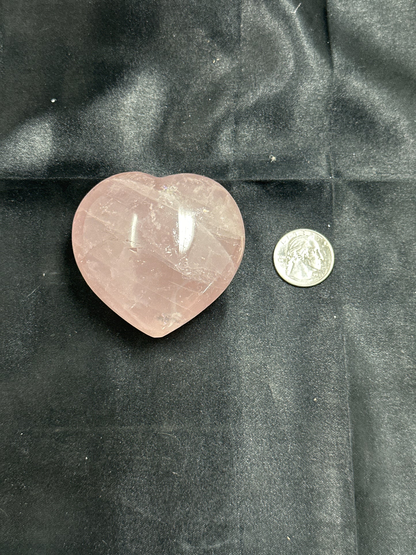 Rose Quartz Large Hearts
