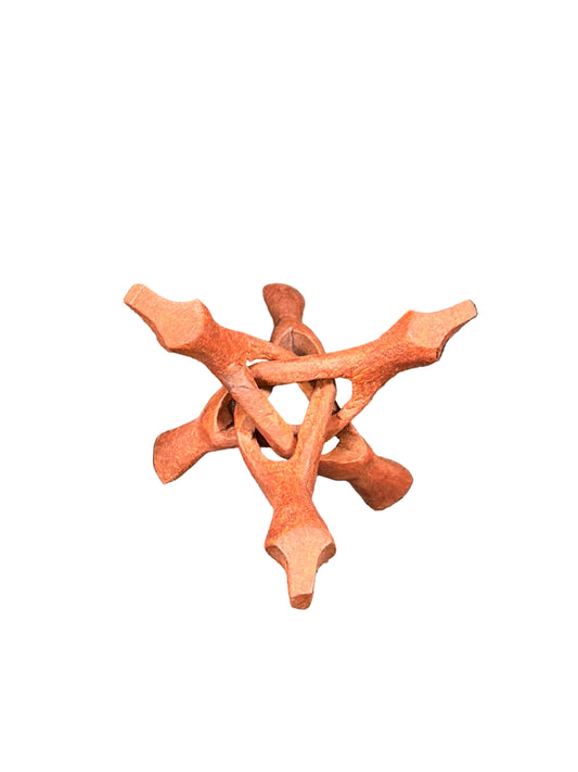 Wood Tripod Stand 6”