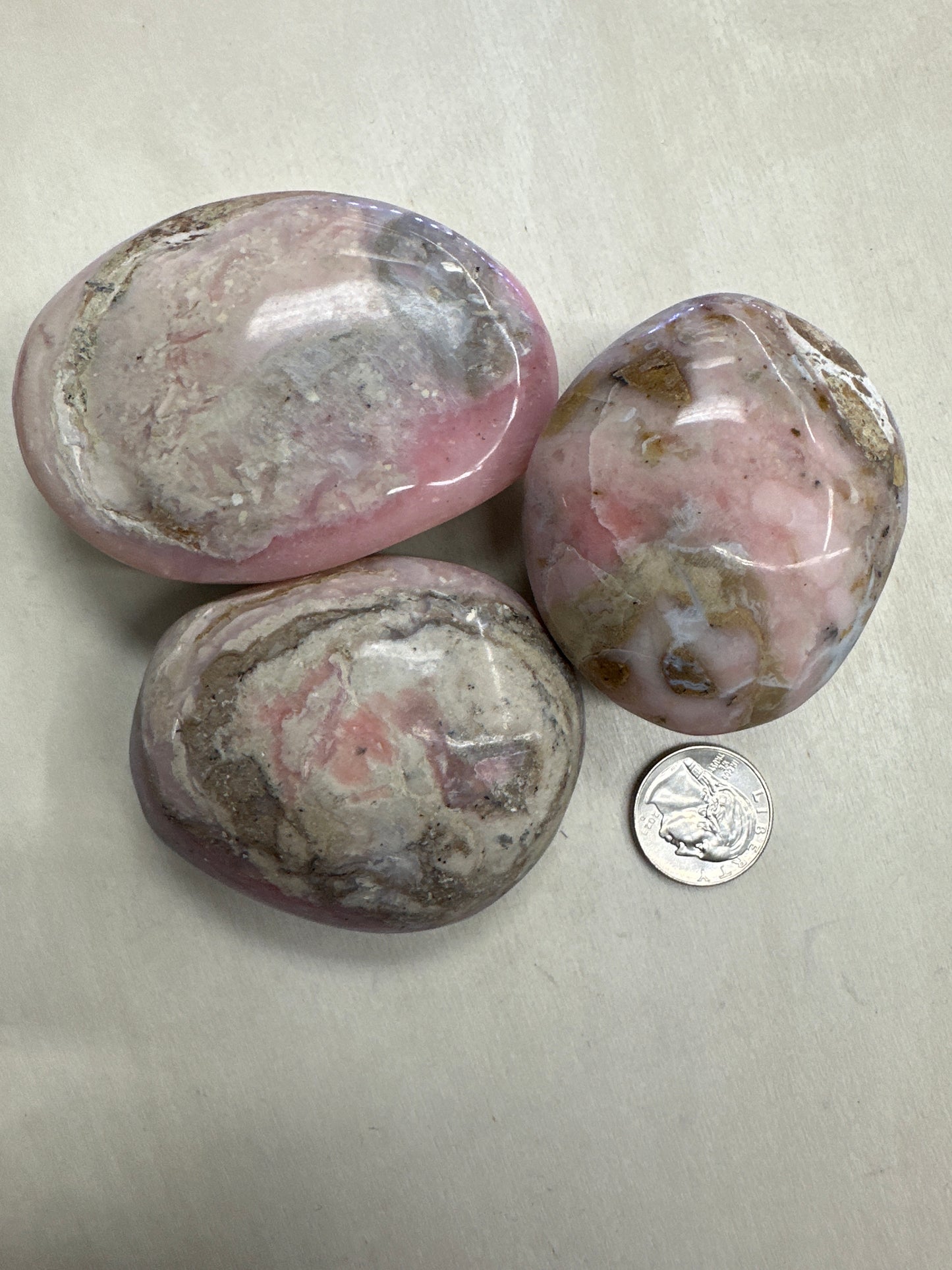 Pink Opal Palm Stone