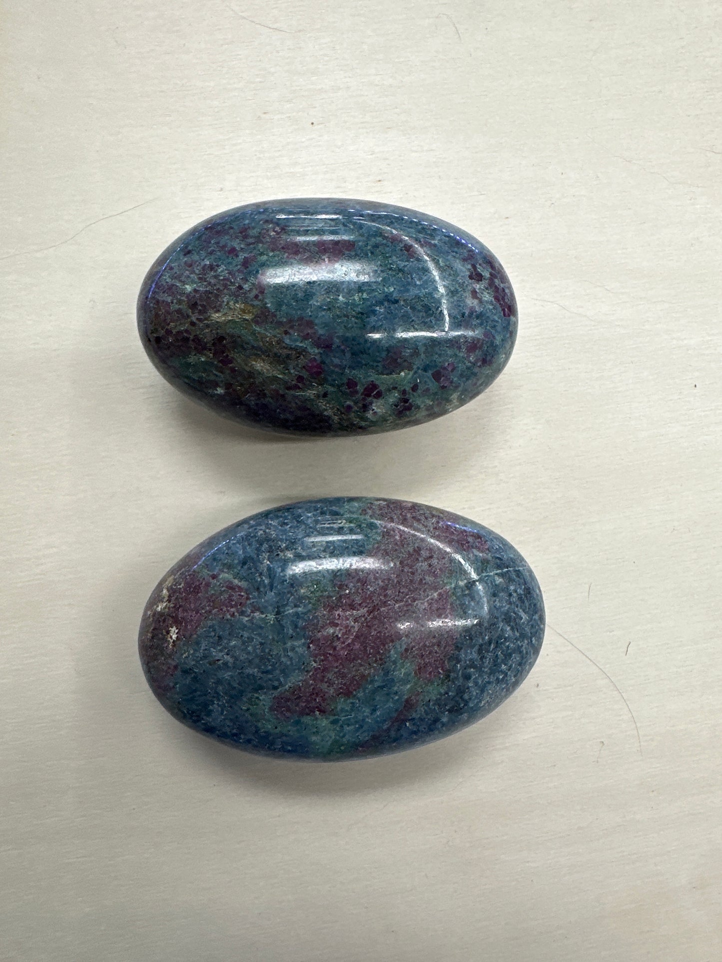 Ruby Kyanite Palm Stone