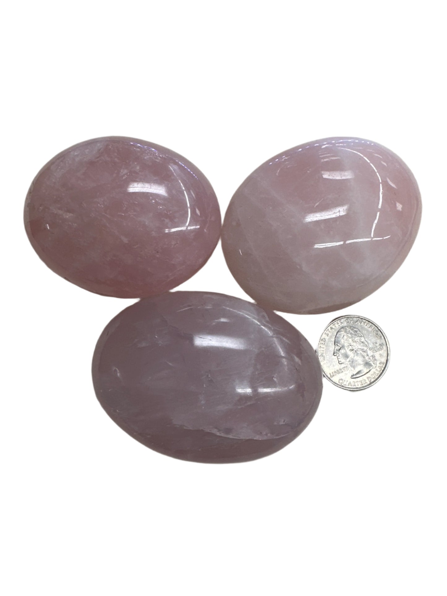 Rose Quartz Palm Stone