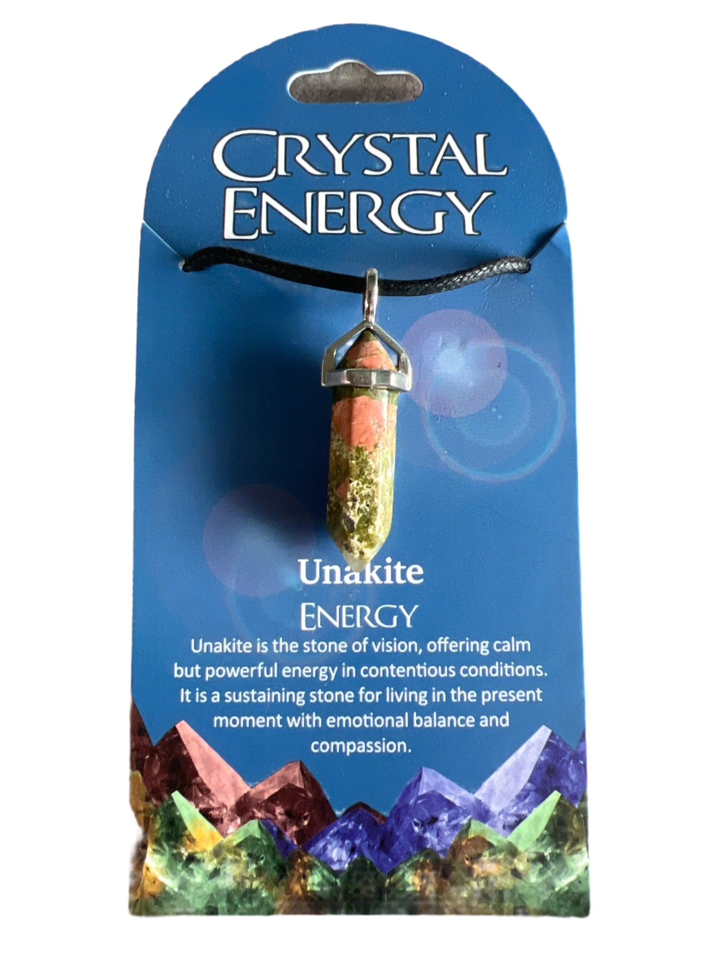 Crystal Energy Pendant: Unakite (Energy)