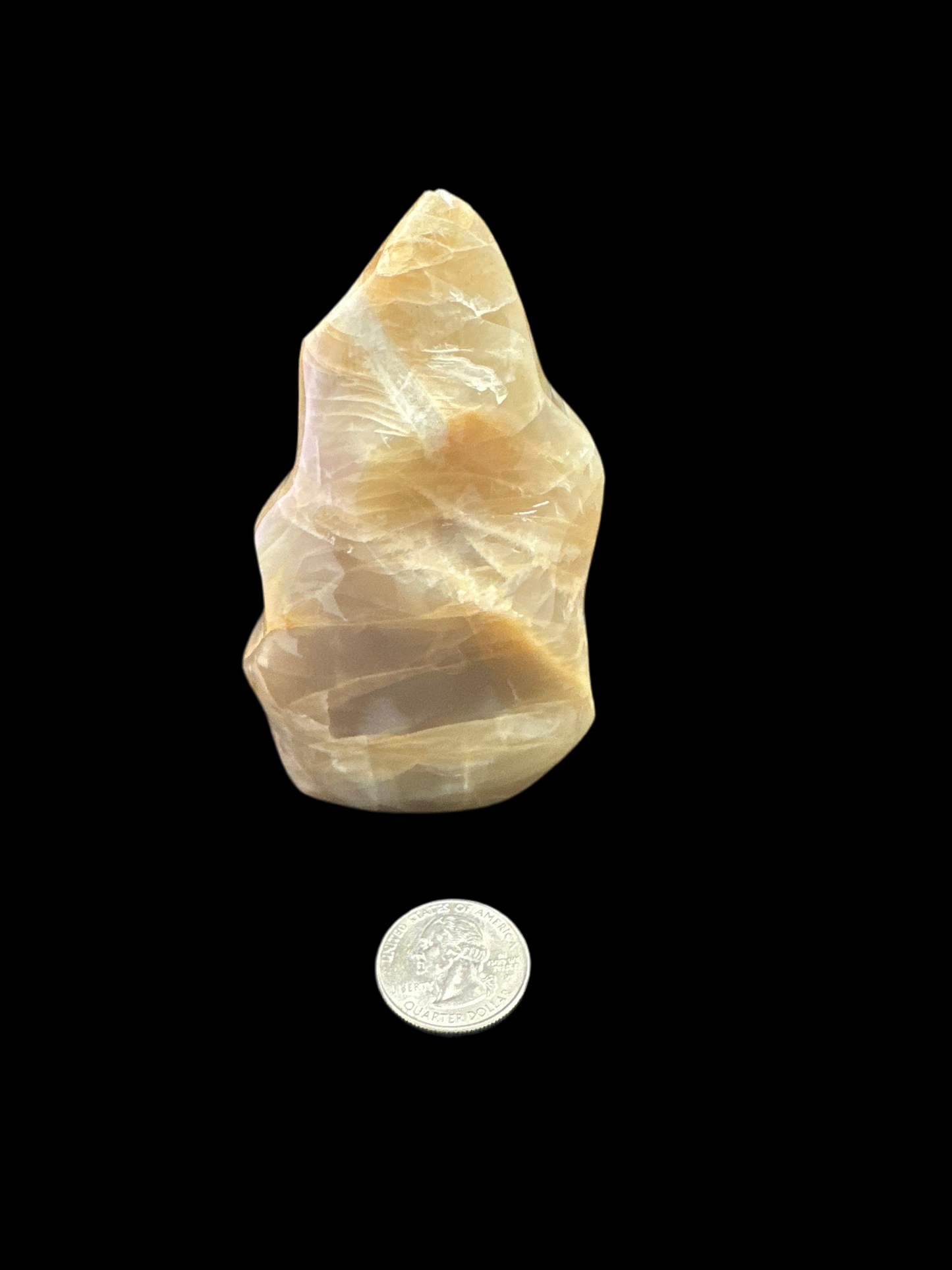 Peach Moonstone Flame
