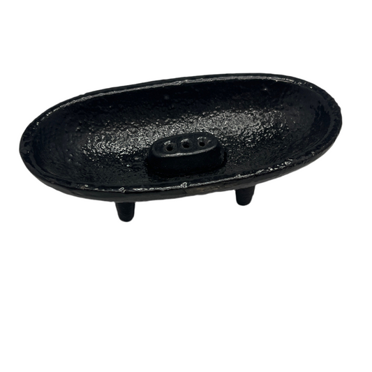 Cast Iron Canoe Smudge Pot