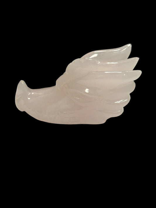 Pink Calcite Dragon Head