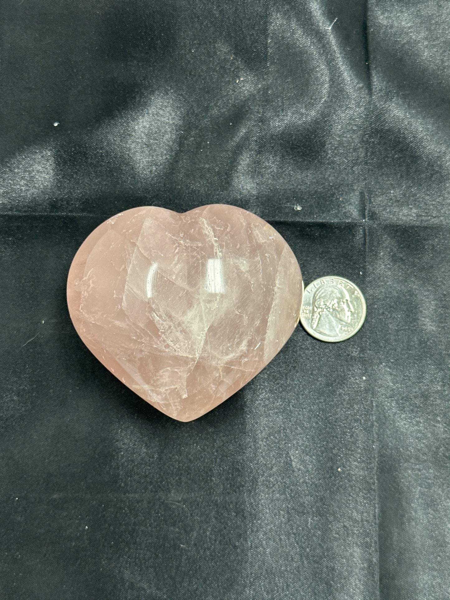Rose Quartz Large Hearts
