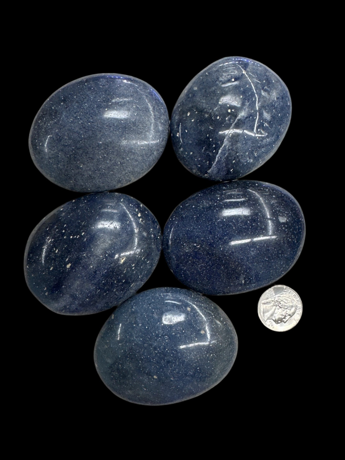 Dumortierite Palm Stone