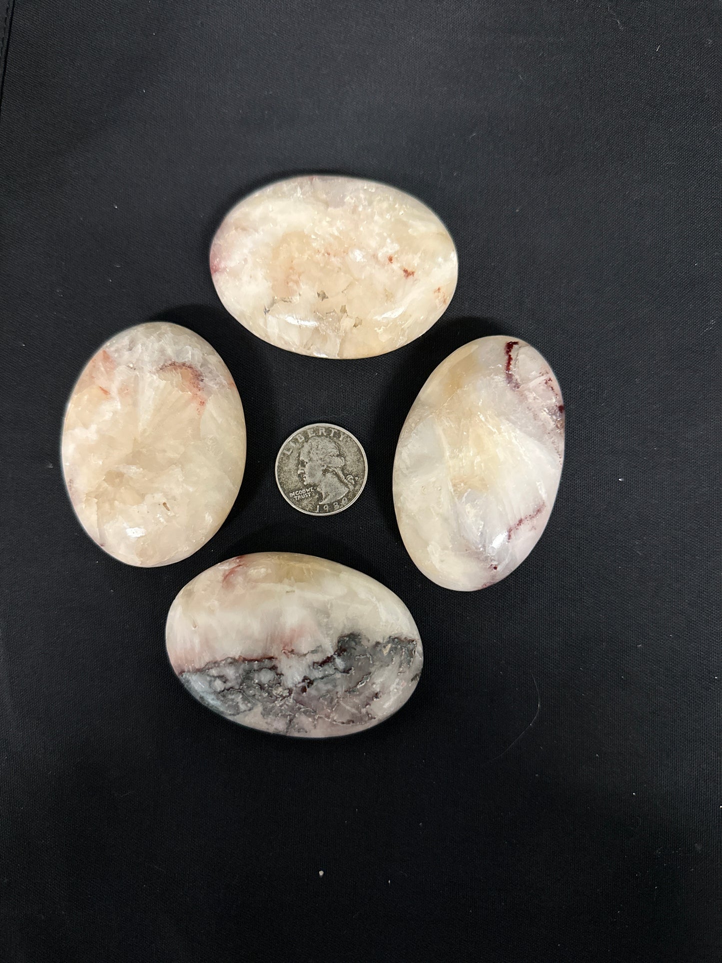 Stilbite & Heulandite Palm Stone