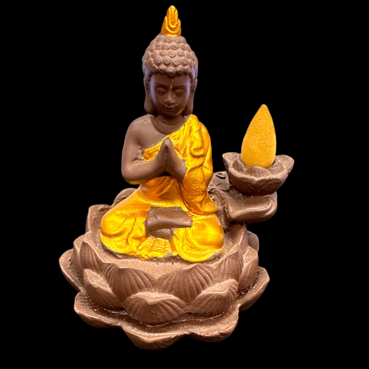 Lotus Buddha Back Flow Burner