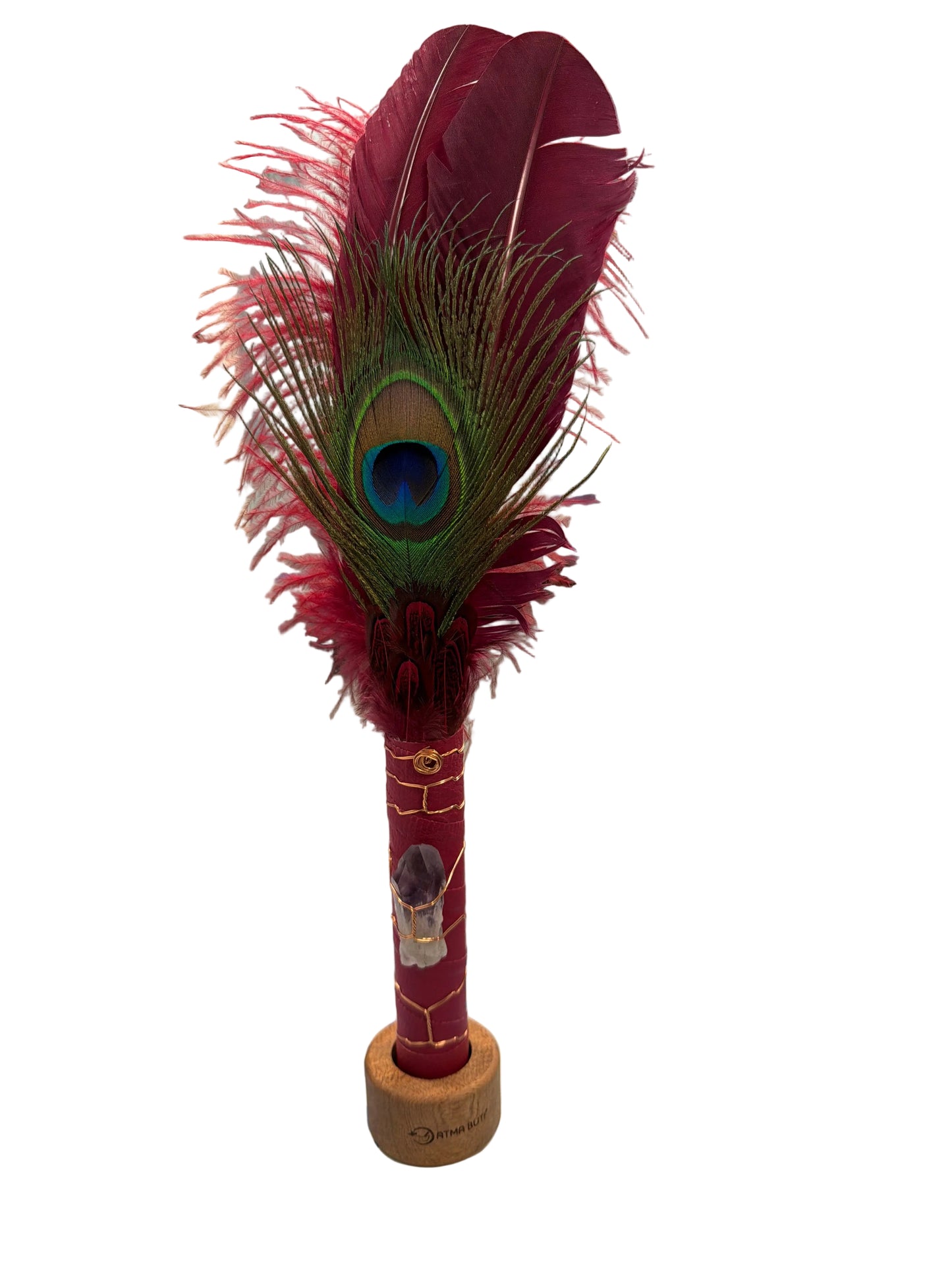 Feather Fan on Stand