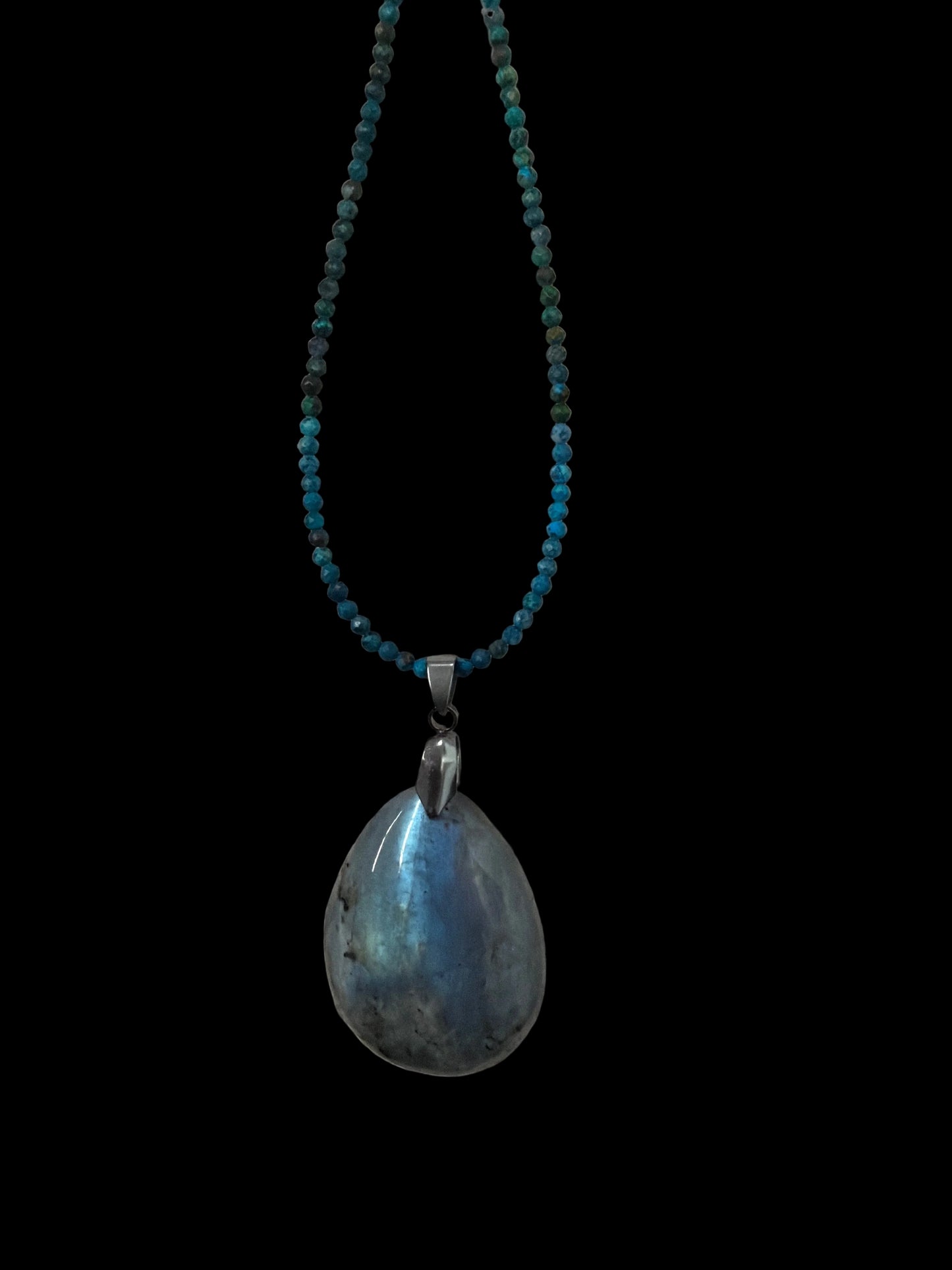 Labradorite & Chrysocolla Necklace