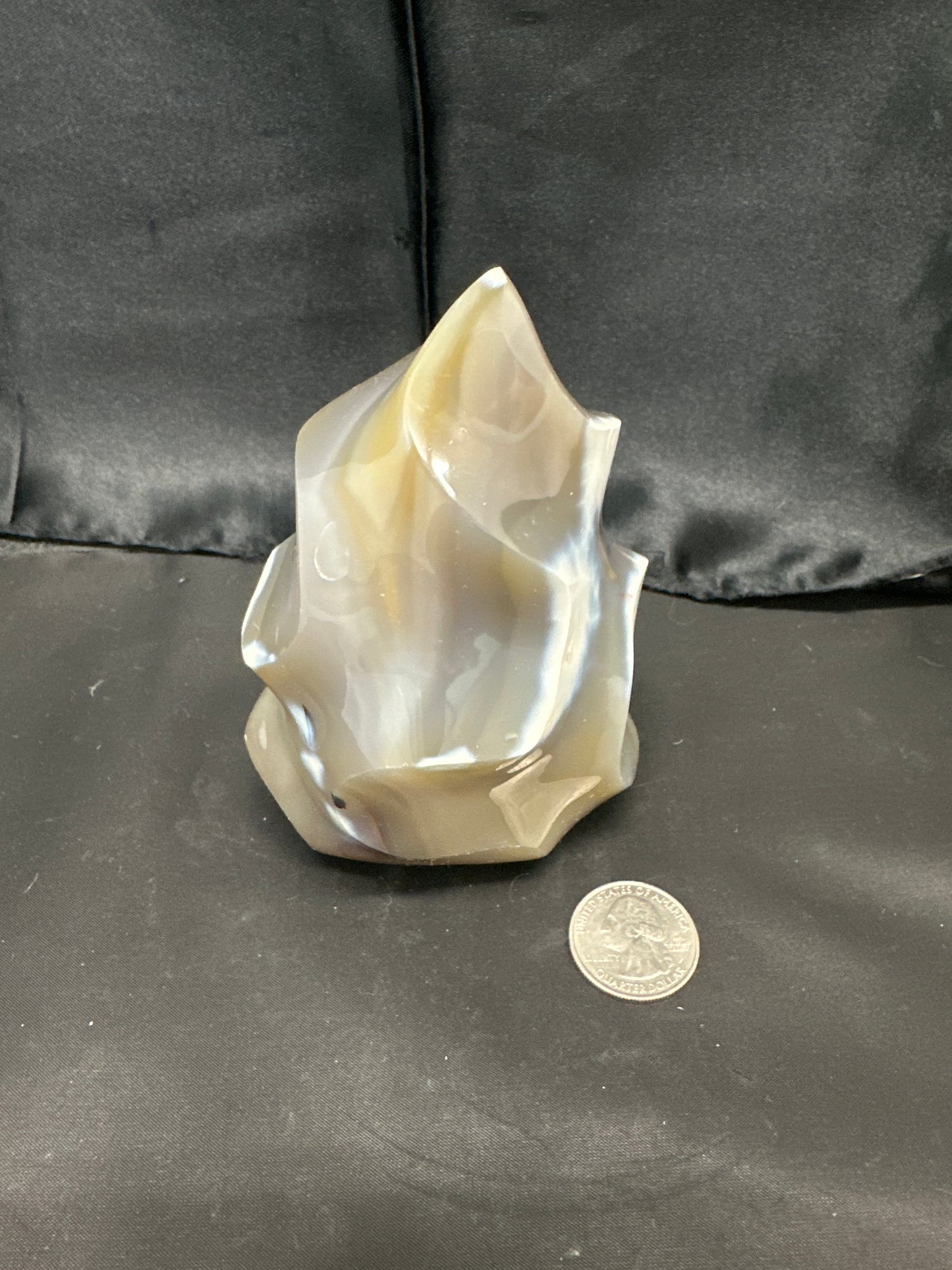 Orca Agate Flames