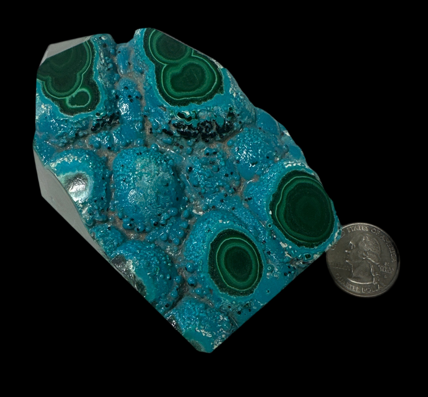 Malachite Chrysocolla tower