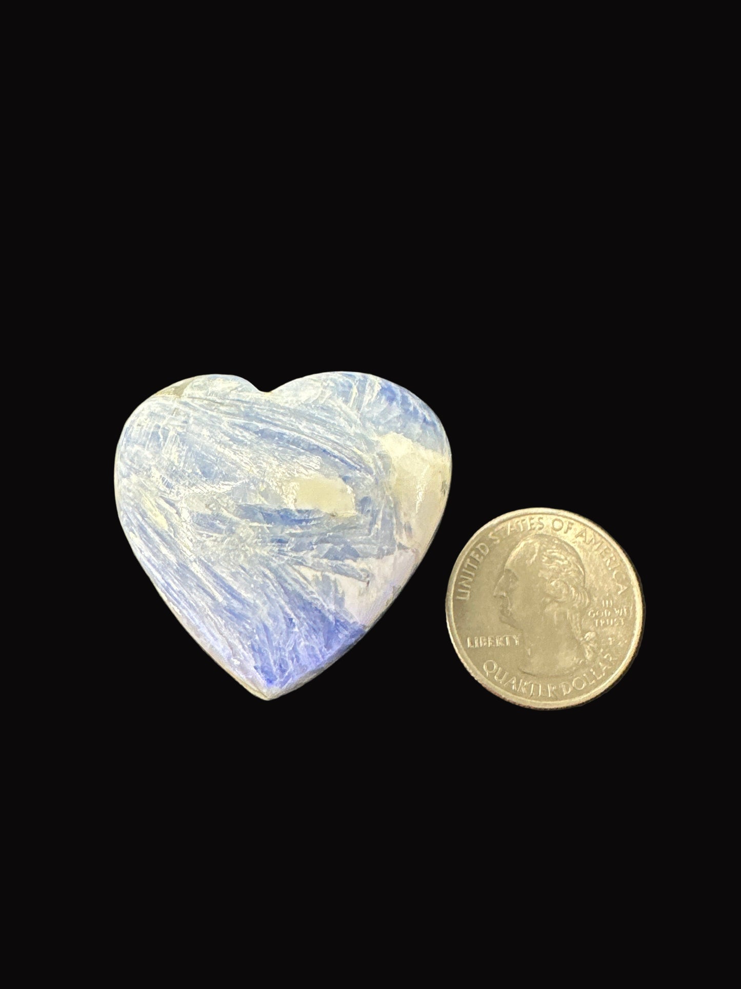Blue Kyanite Hearts