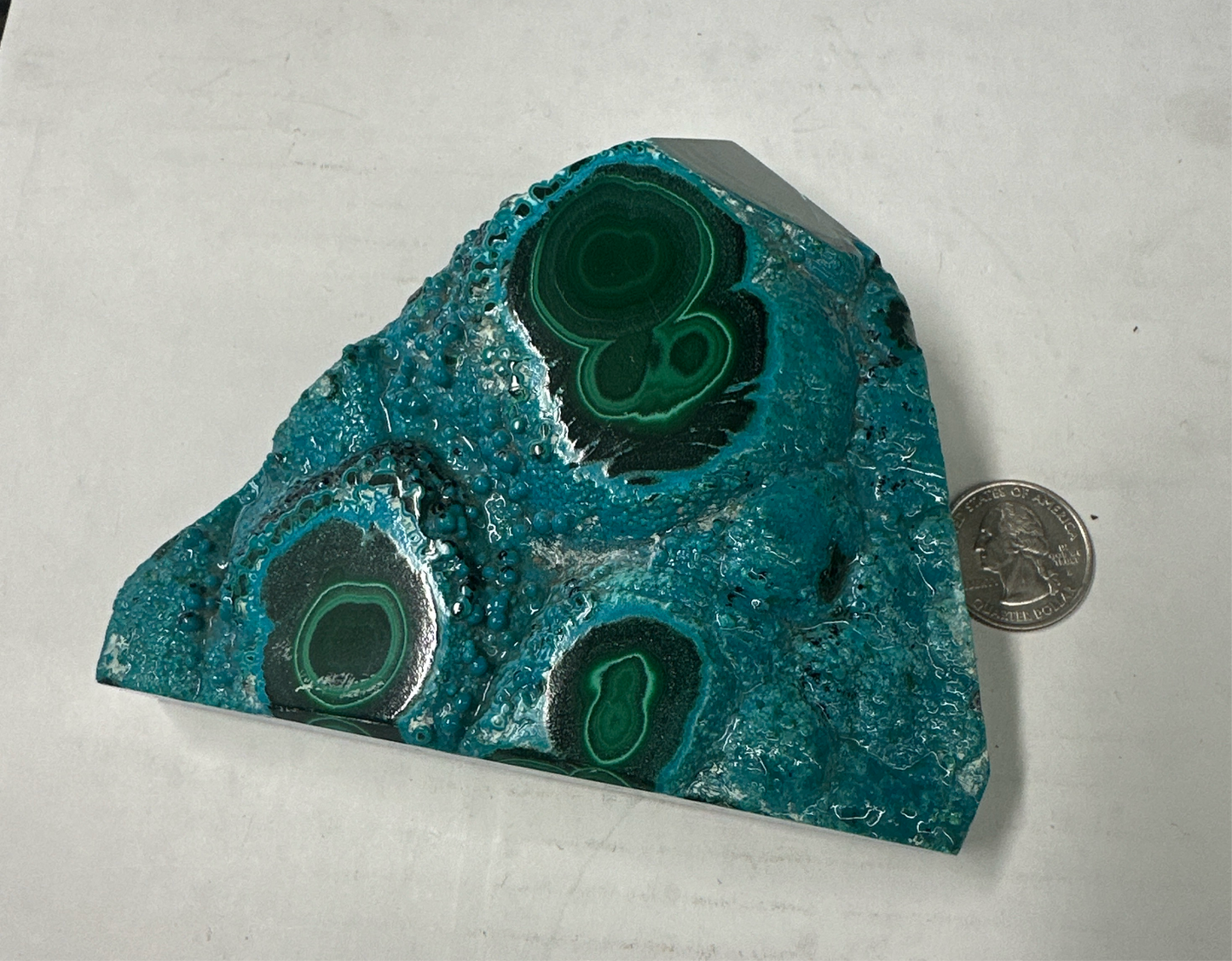 Malachite Chrysocolla tower