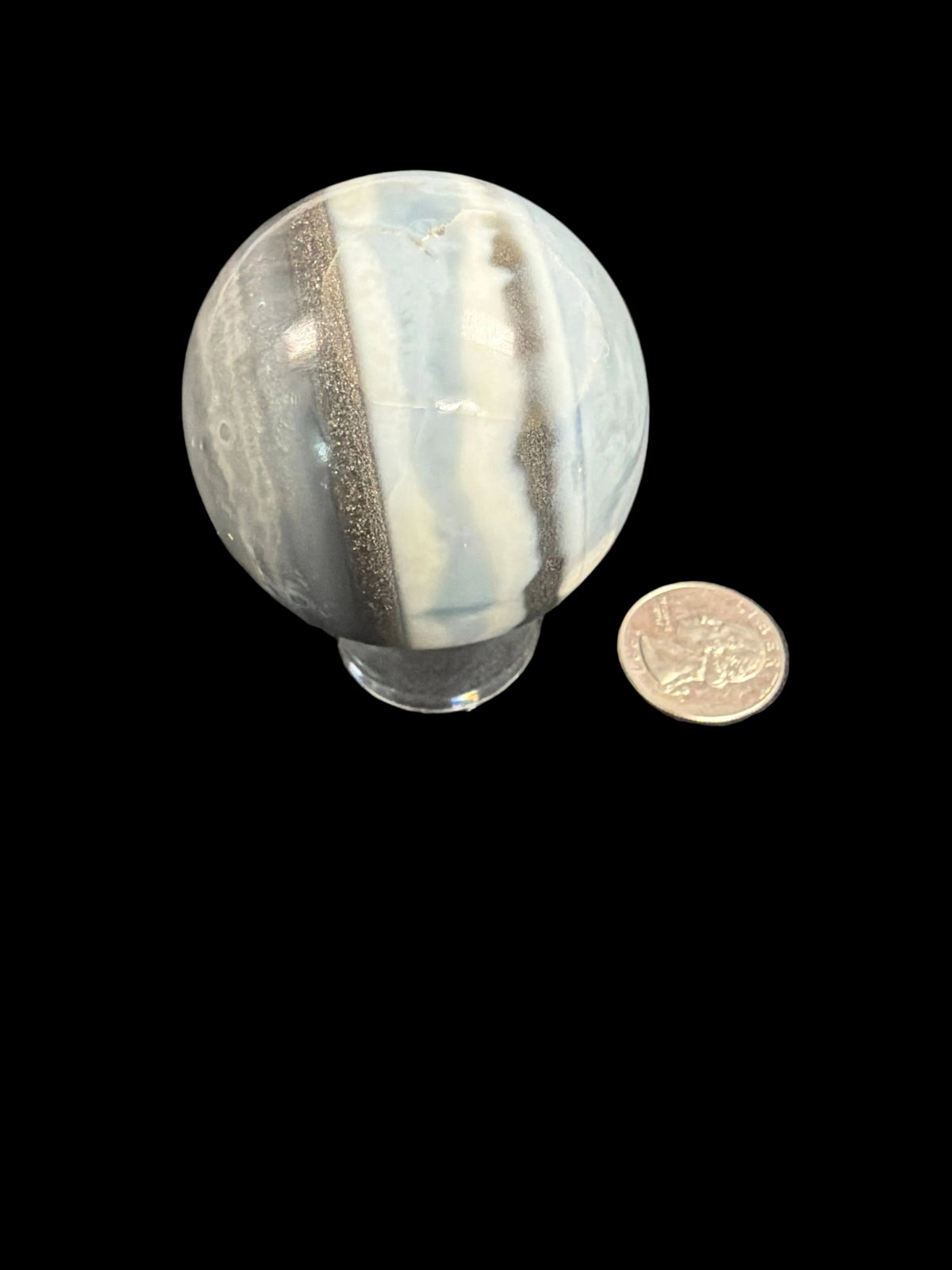 Blue Opal Sphere