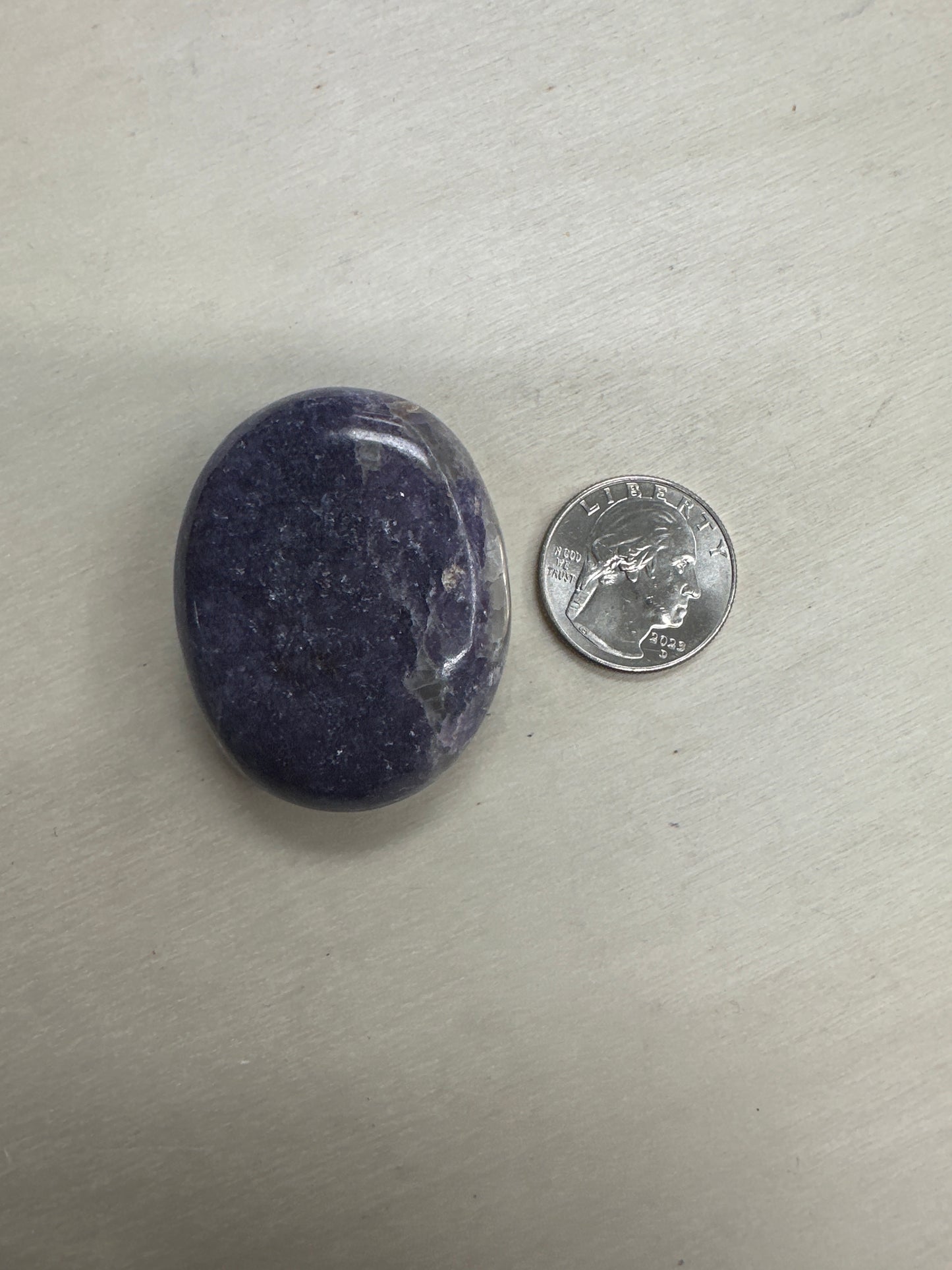 Lepidolite Palm Stone