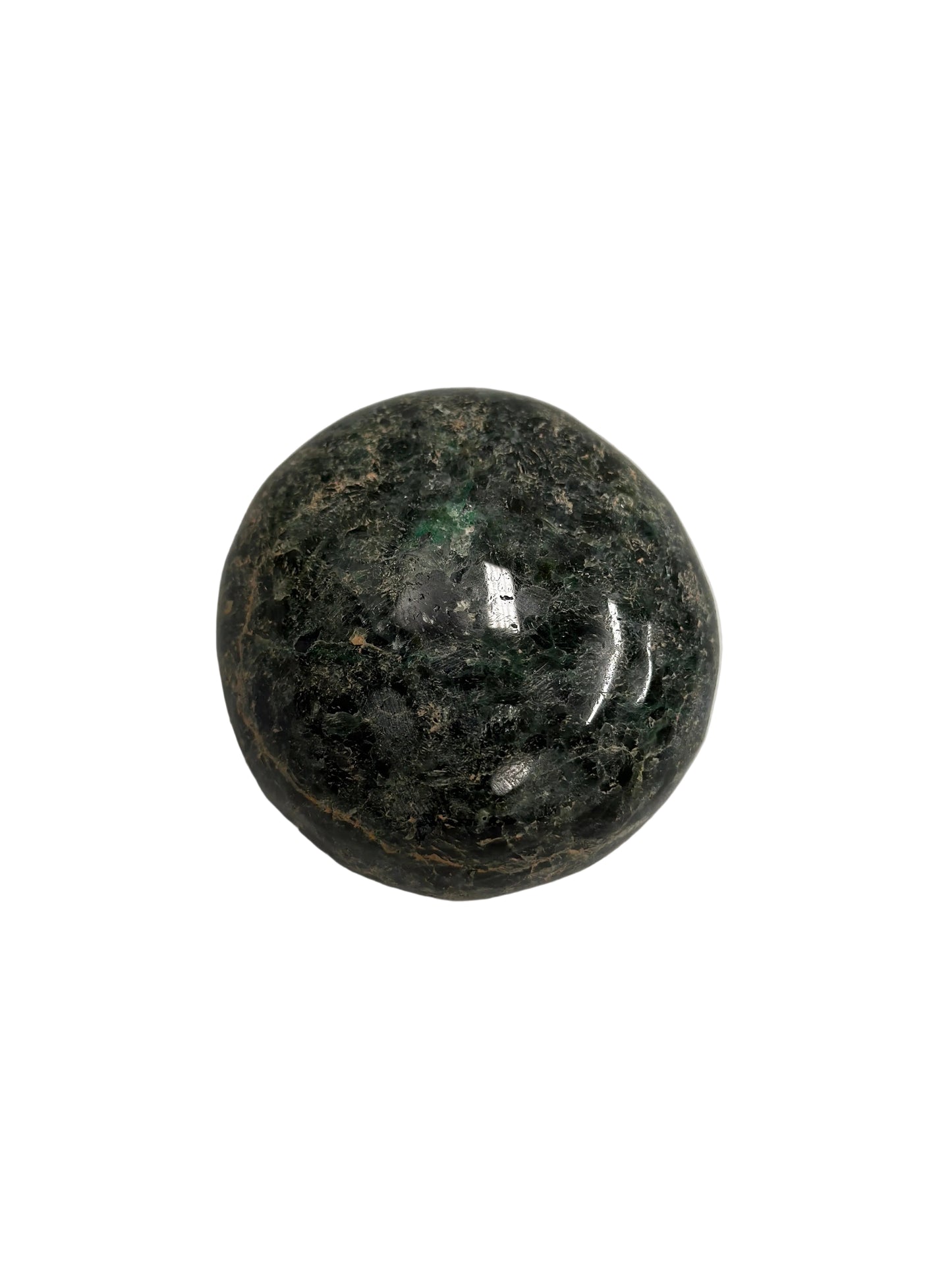 Prehnite & Epidote Palm Stone