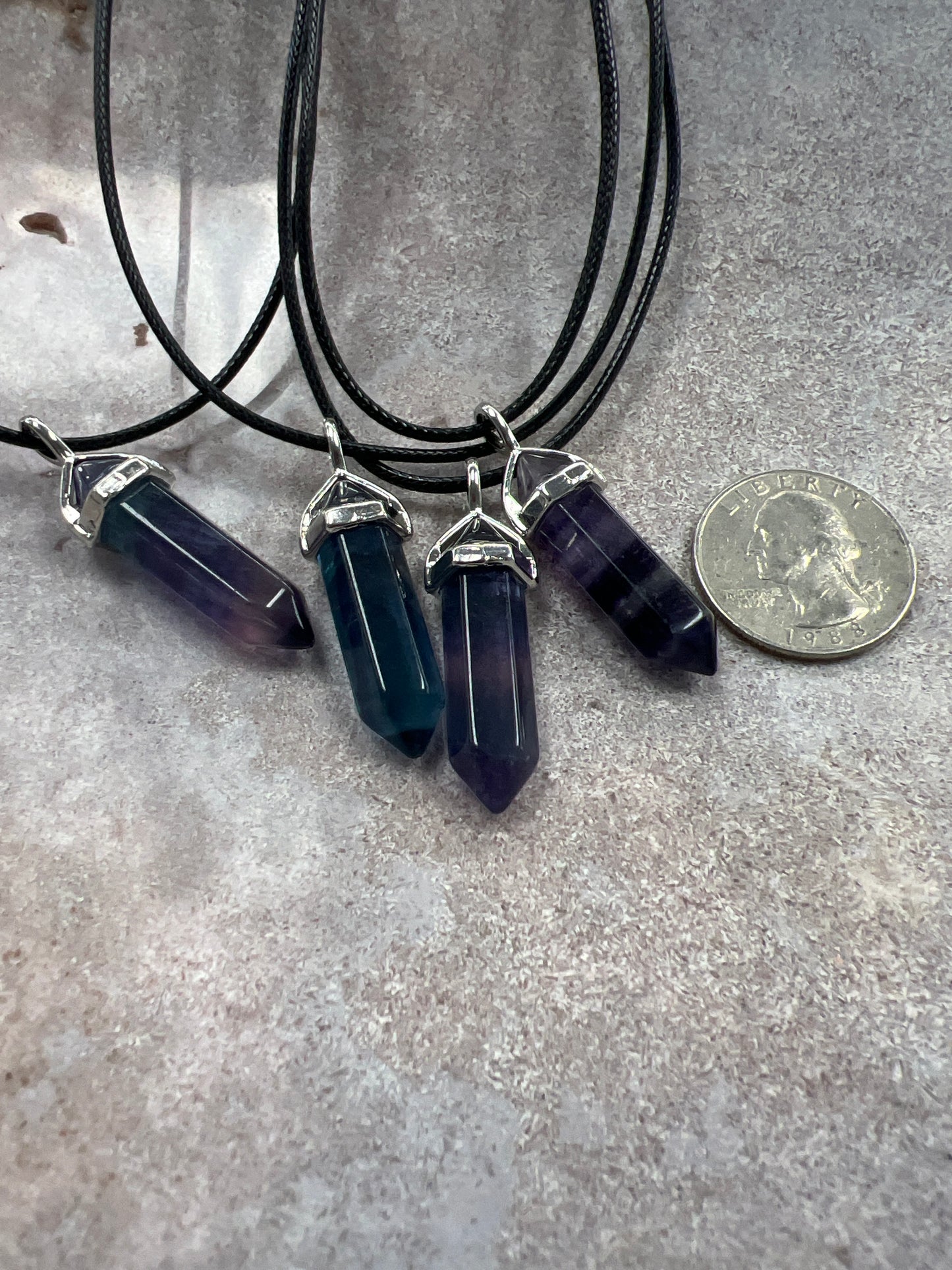 Fluorite Pendant Necklace