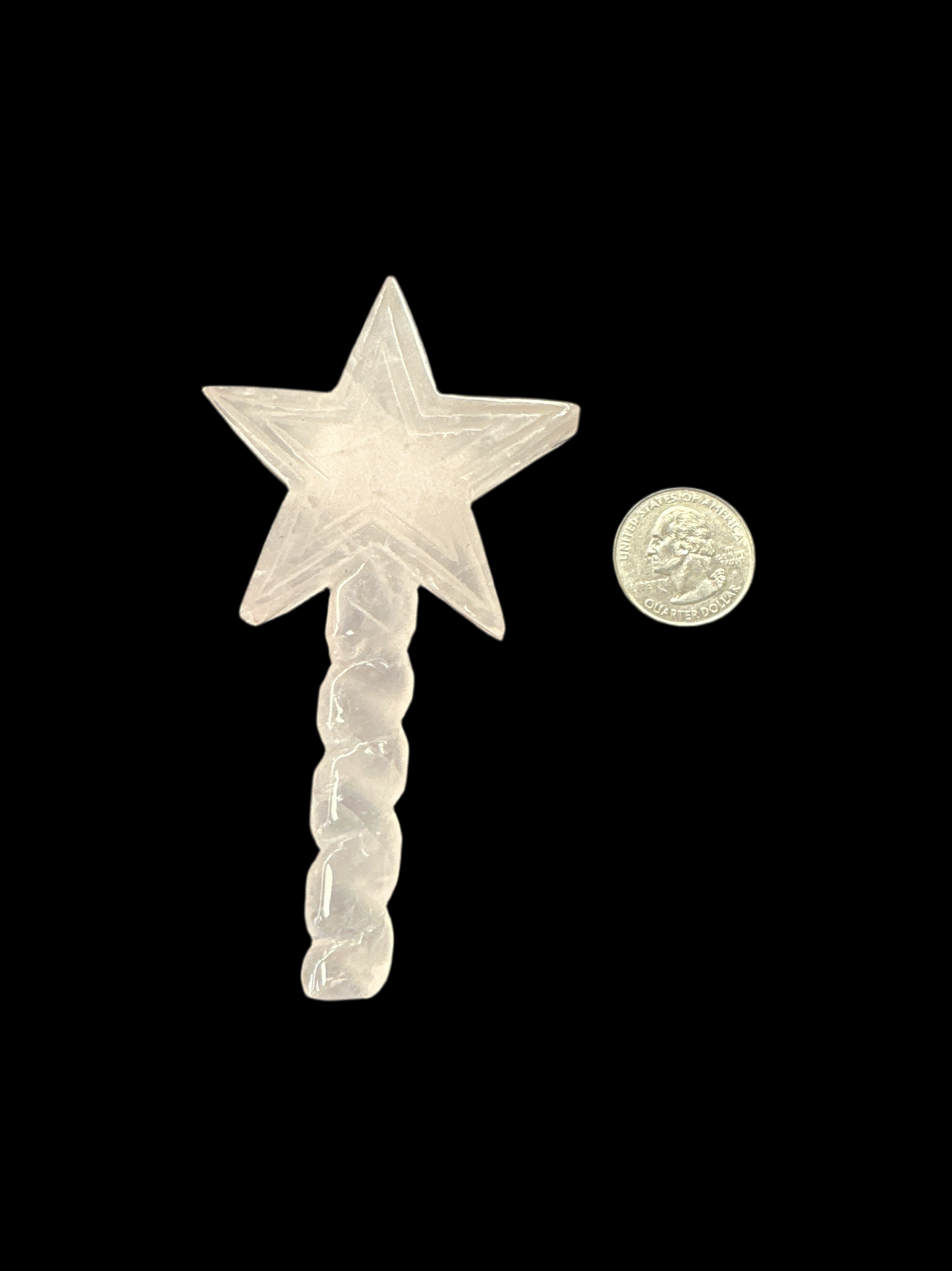 Gemstone star wand