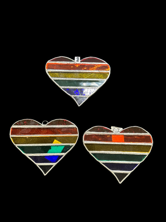 Chakra heart stained glass