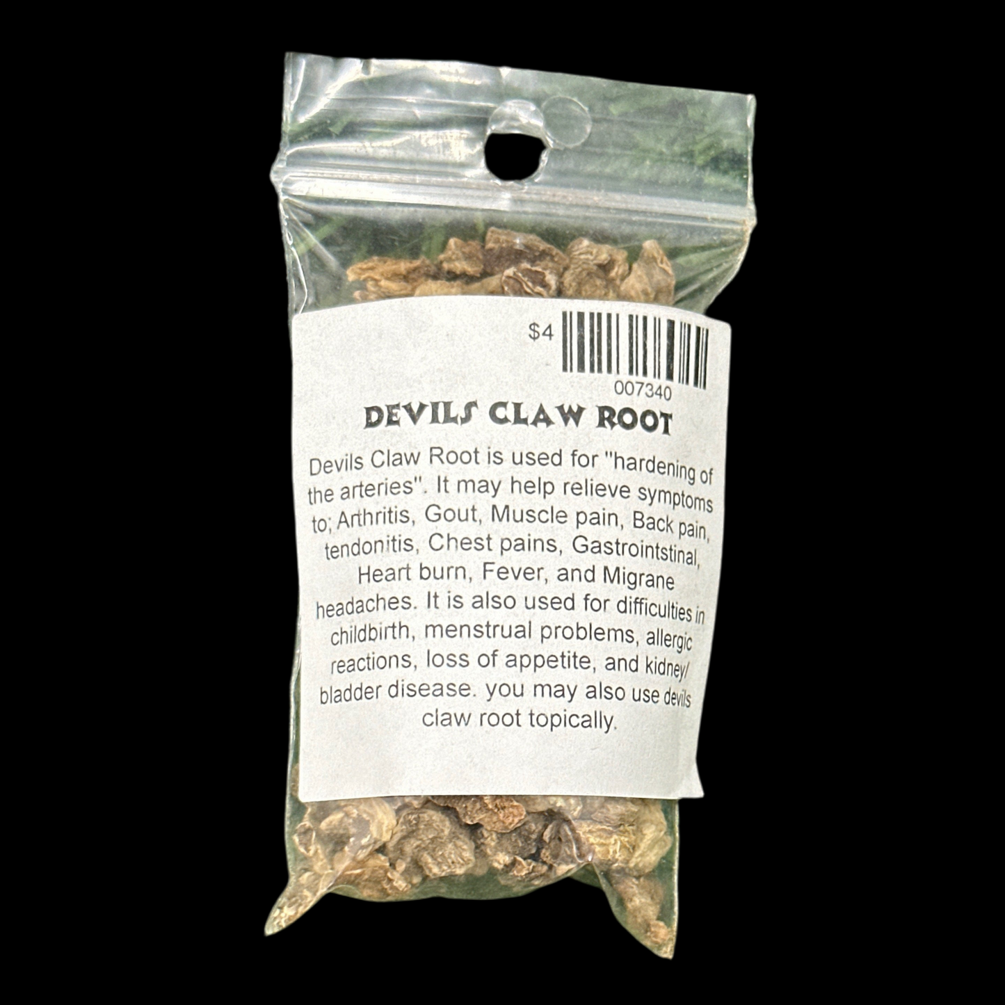 devils claw root 1/2 oz