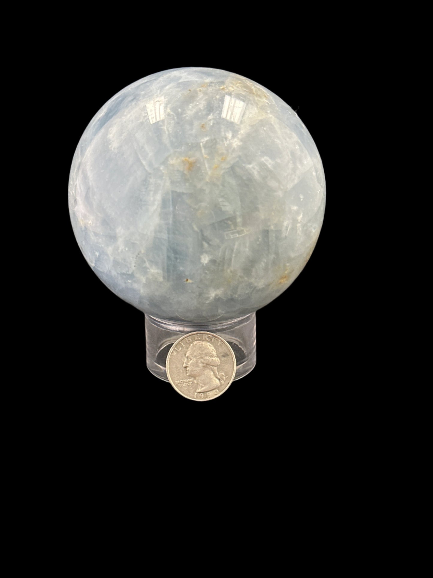 Blue Calcite Sphere