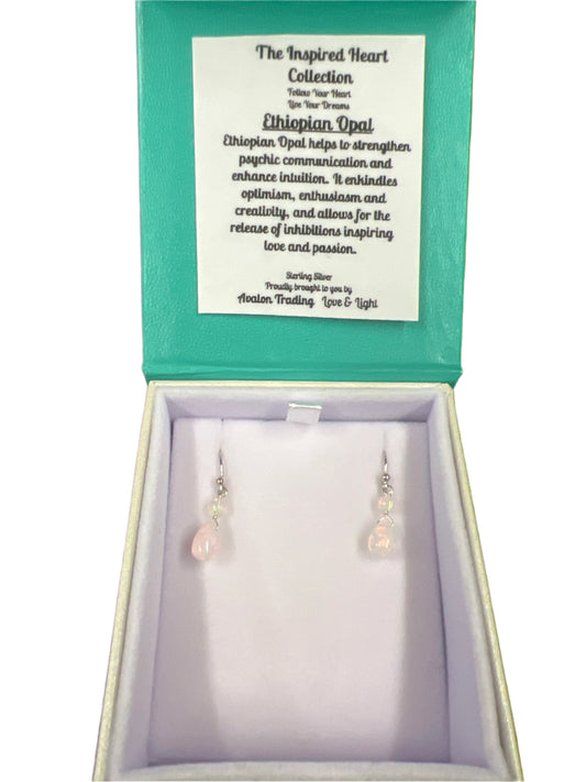 Ethiopian Opal Earrings