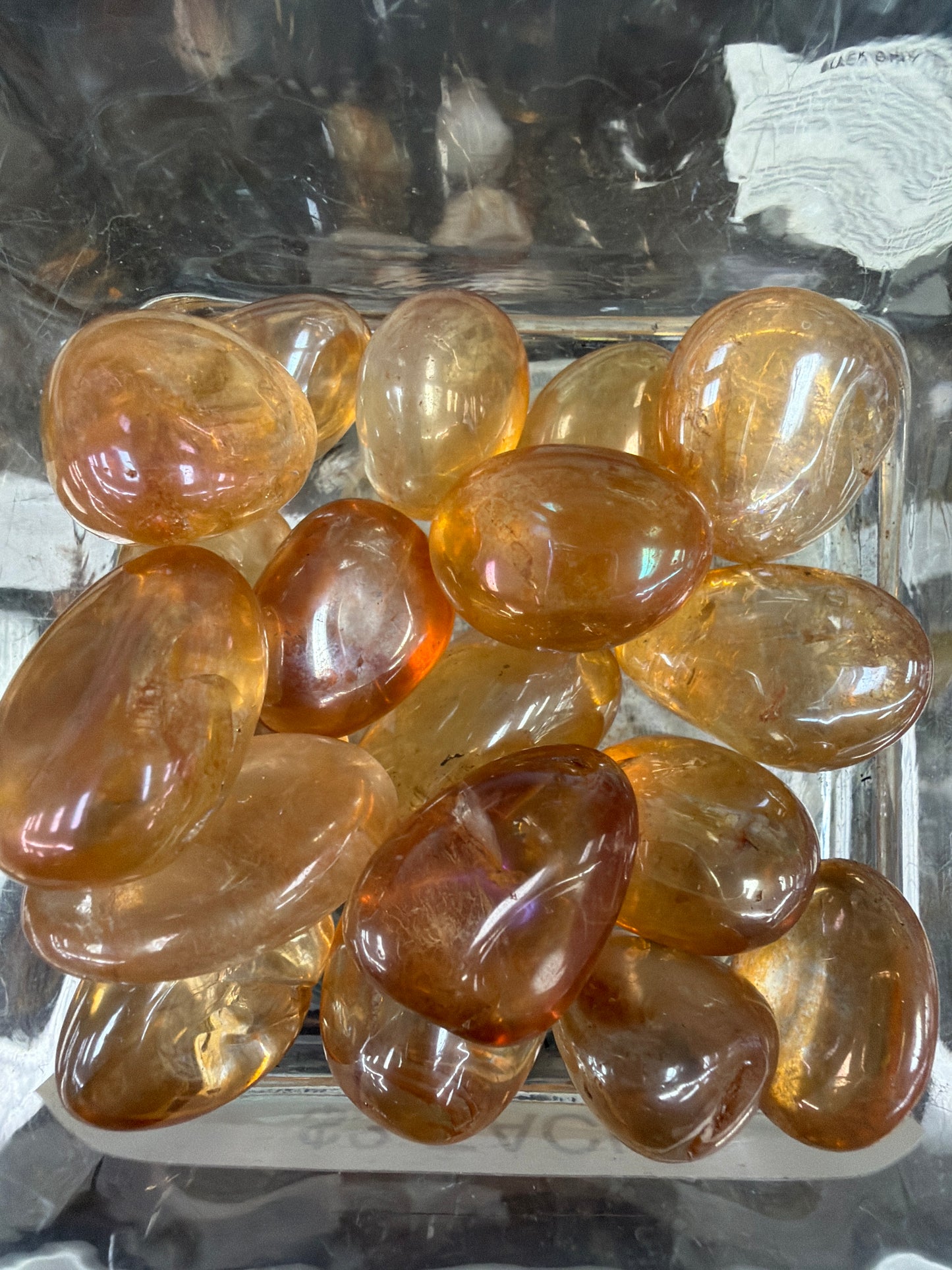 Sunset Aura Quartz Tumbled