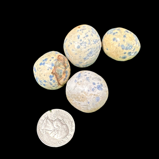 Blue Dolomite w/ Dumortierite Tumbled