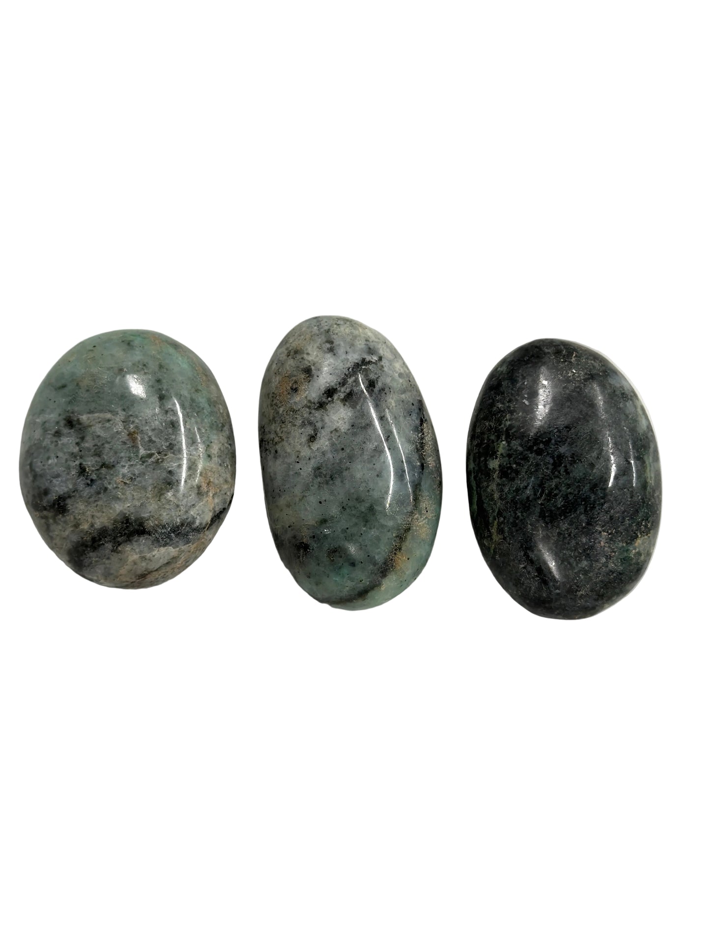 Prehnite & Epidote Palm Stone