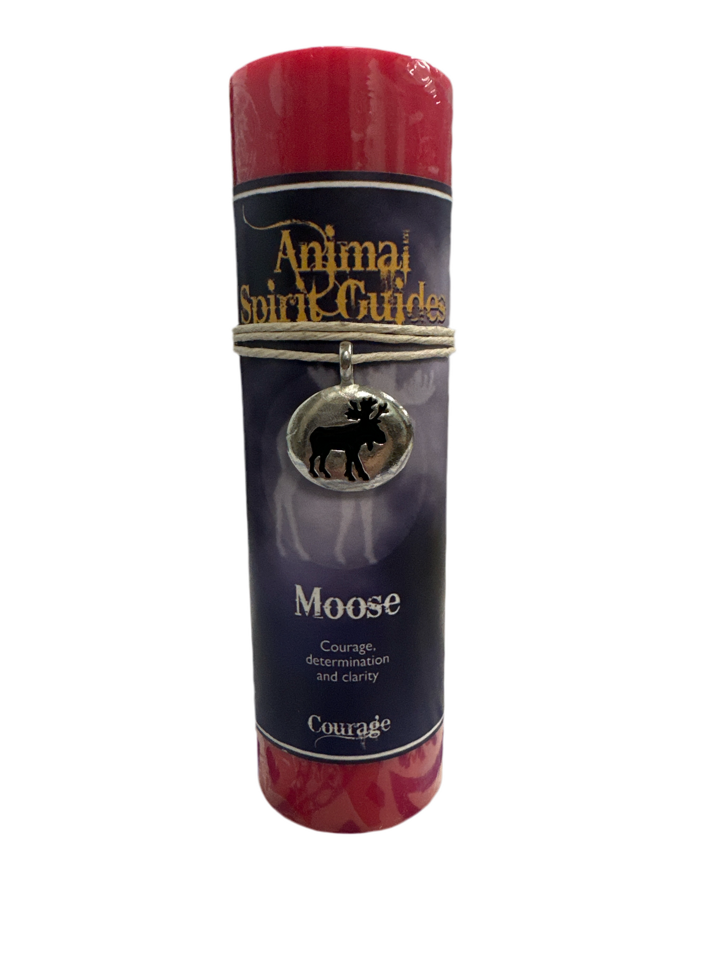 Animal Spirit Candle - Moose (Silver or Gold Charm)