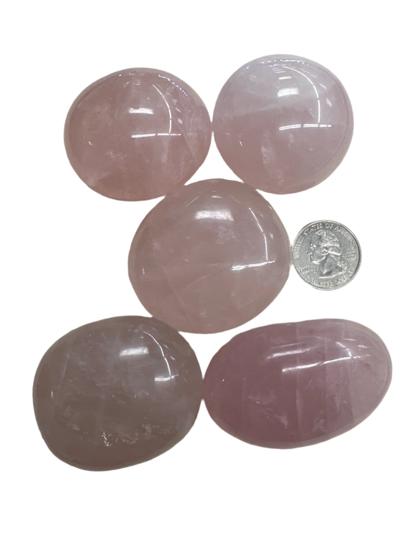 Rose Quartz Palm Stone