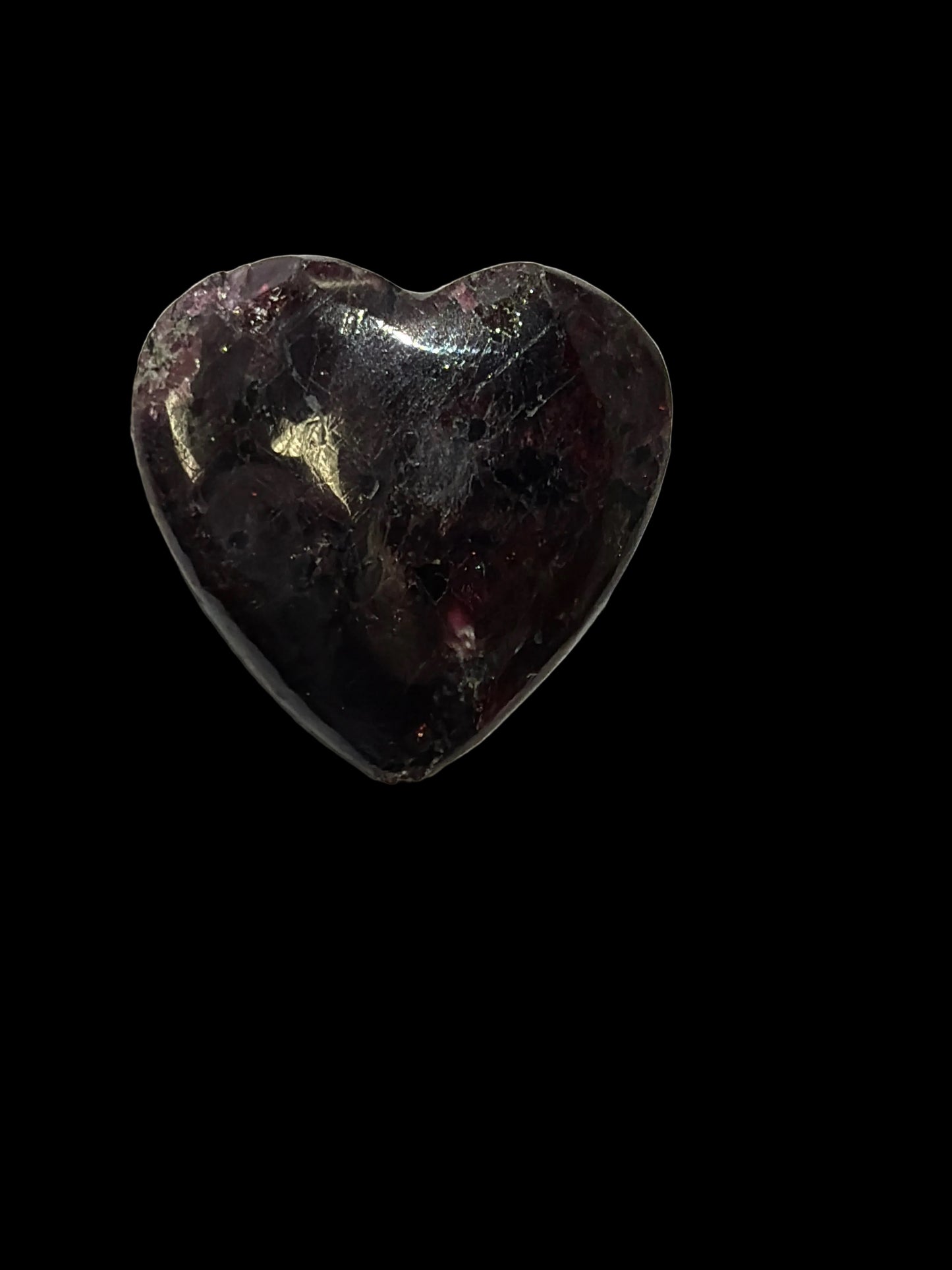 Pink Garnet Gemstone Hearts
